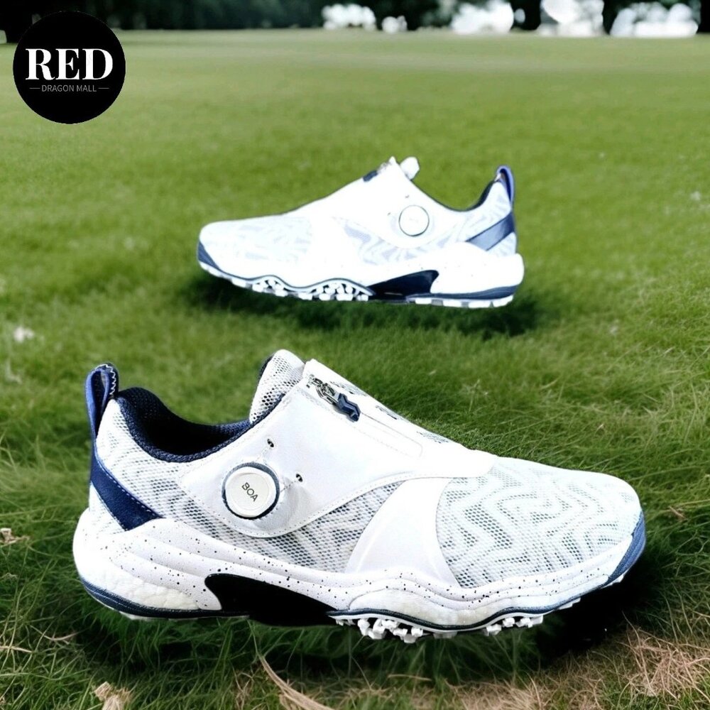 Adidas Codechaos BOA 25 Golf Cloud White Navy Shoes IH5142 - Men's Size 13